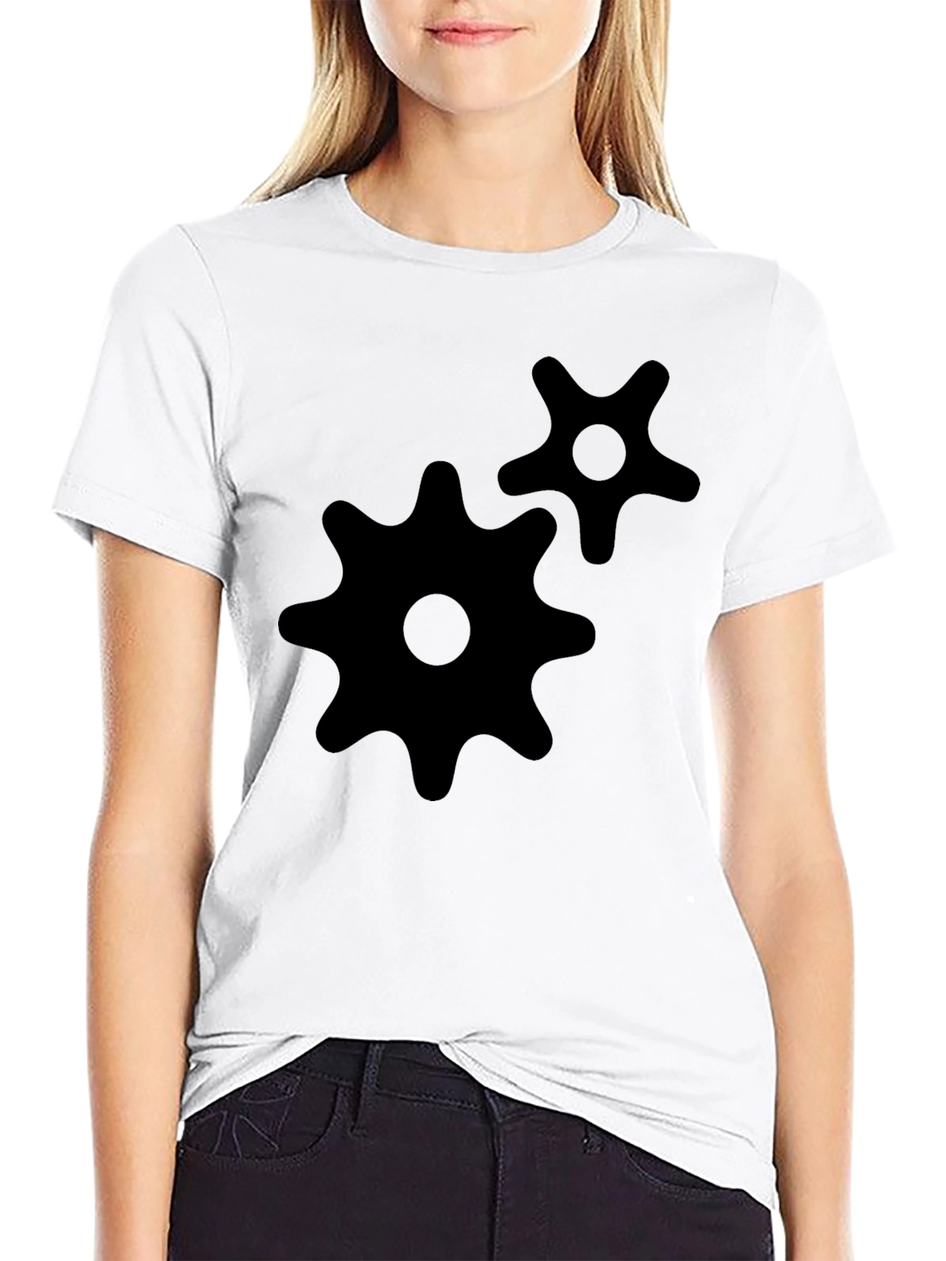 Gear Graphic Black T-Shirt
