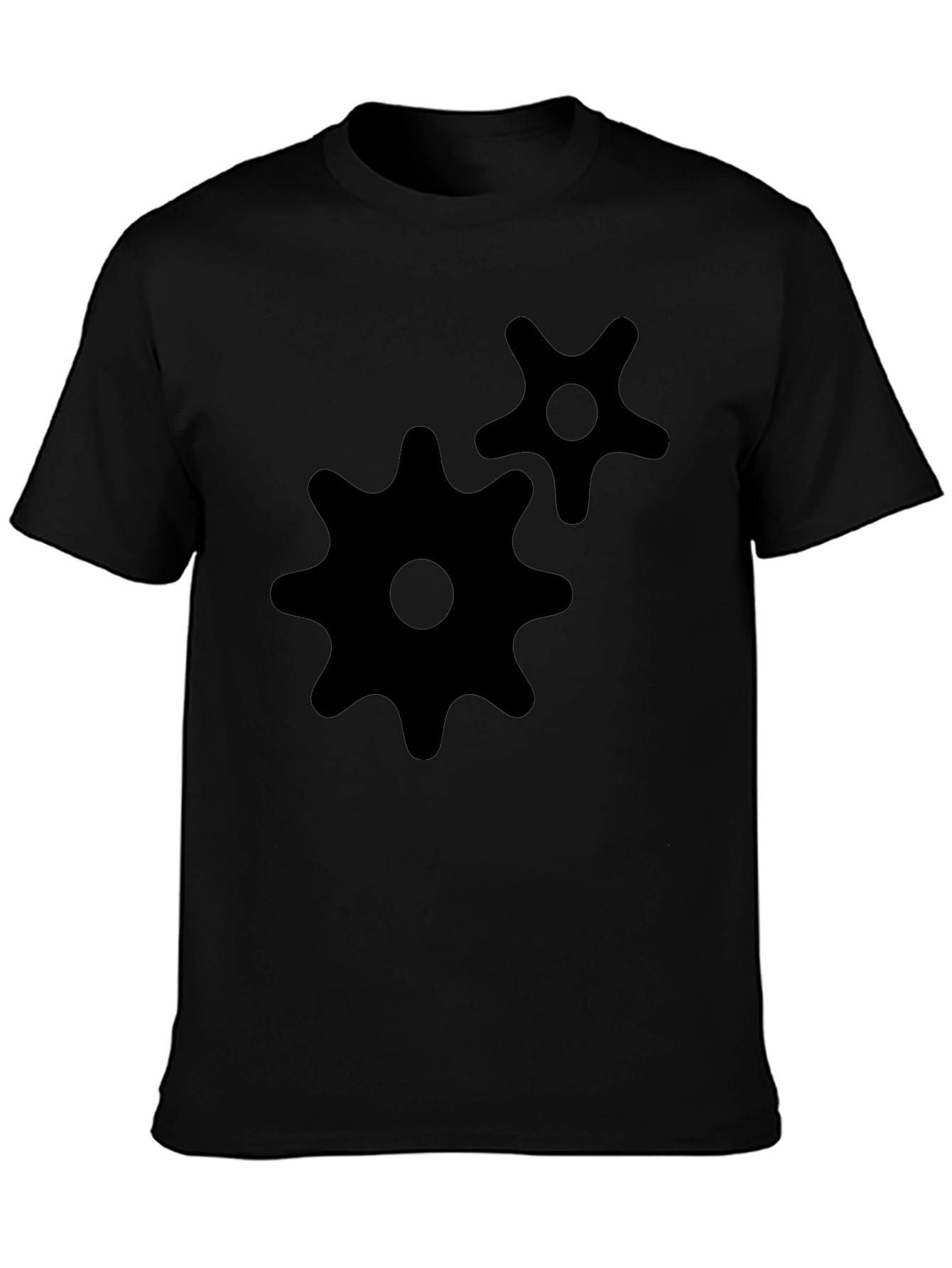 Gear Graphic Black T-Shirt