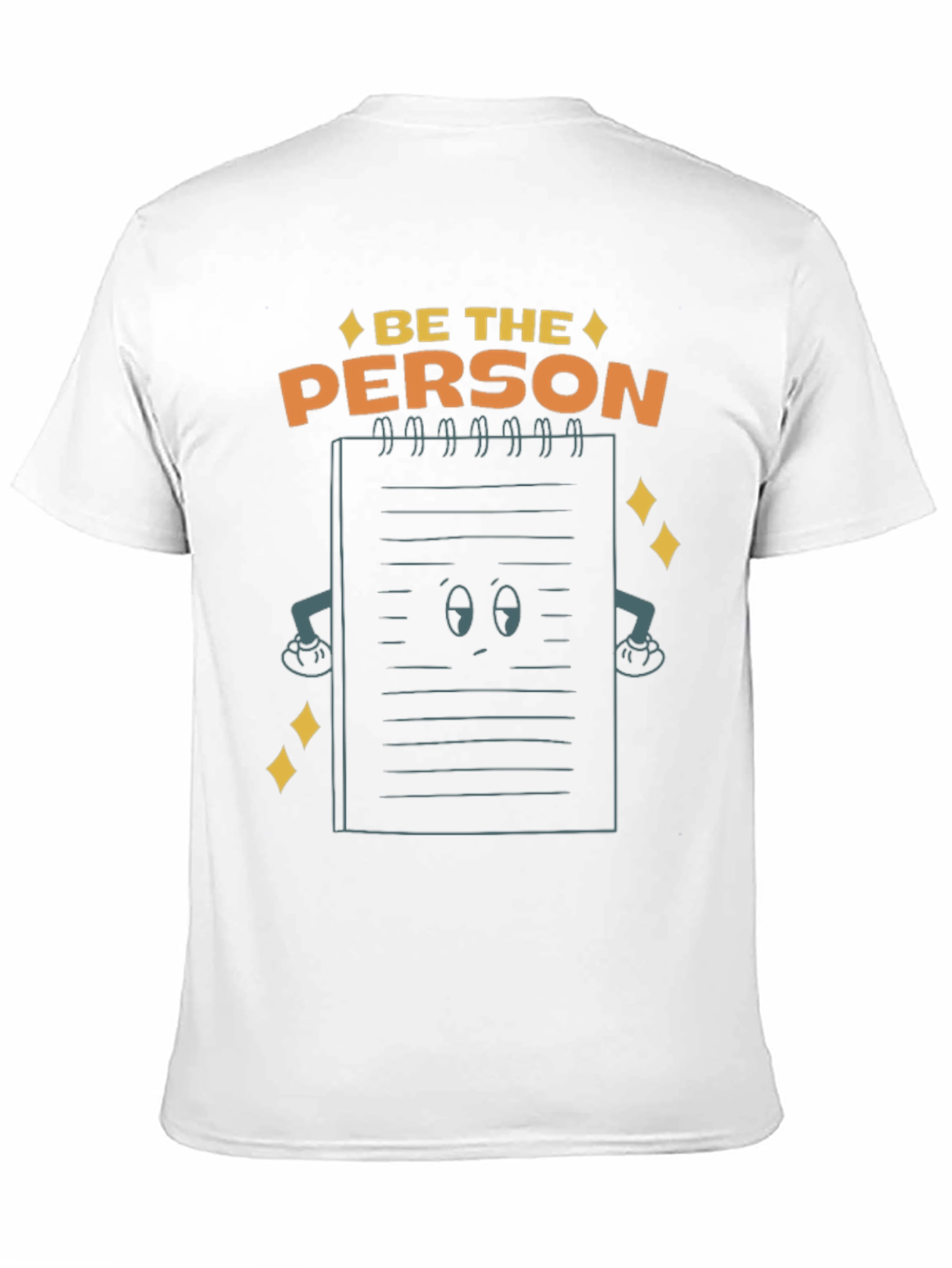 Be The Person Notebook Graphic Tee - Black