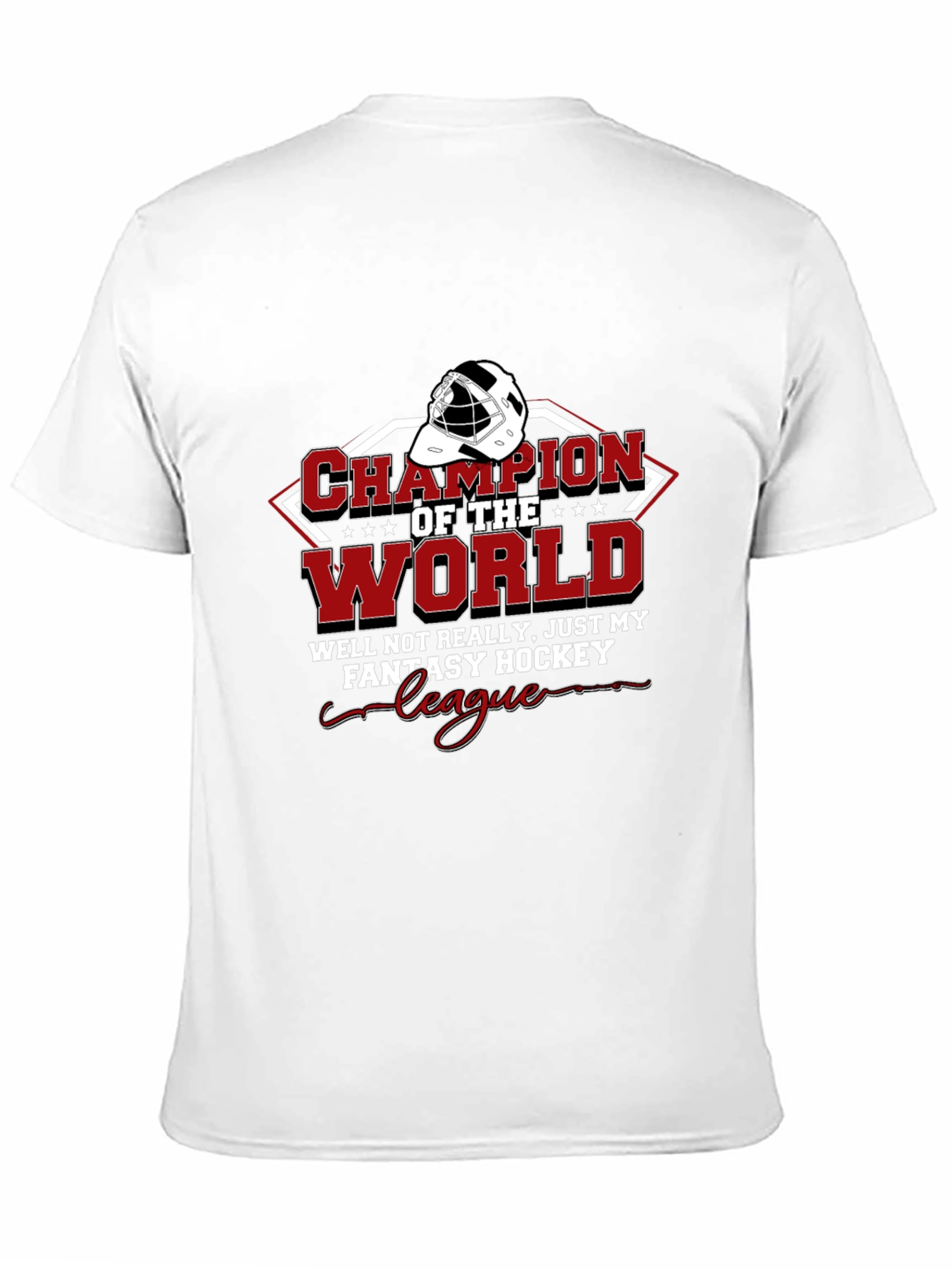Fantasy Hockey Champion T-Shirt - Black