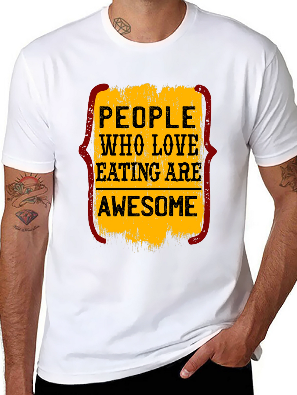 People Who Love Eating Are Awesome T-Shirt