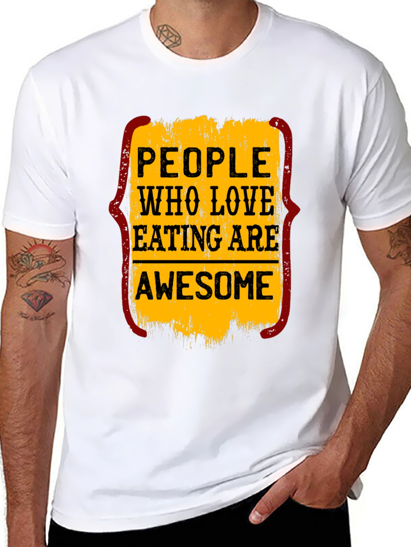 People Who Love Eating Are Awesome T-Shirt