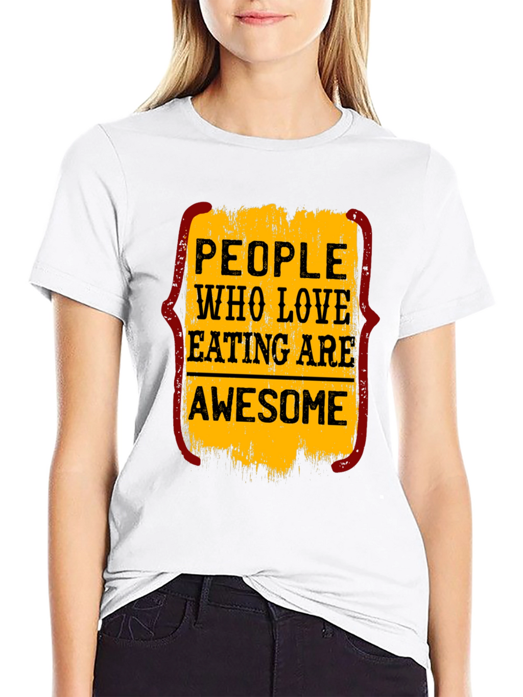 People Who Love Eating Are Awesome T-Shirt