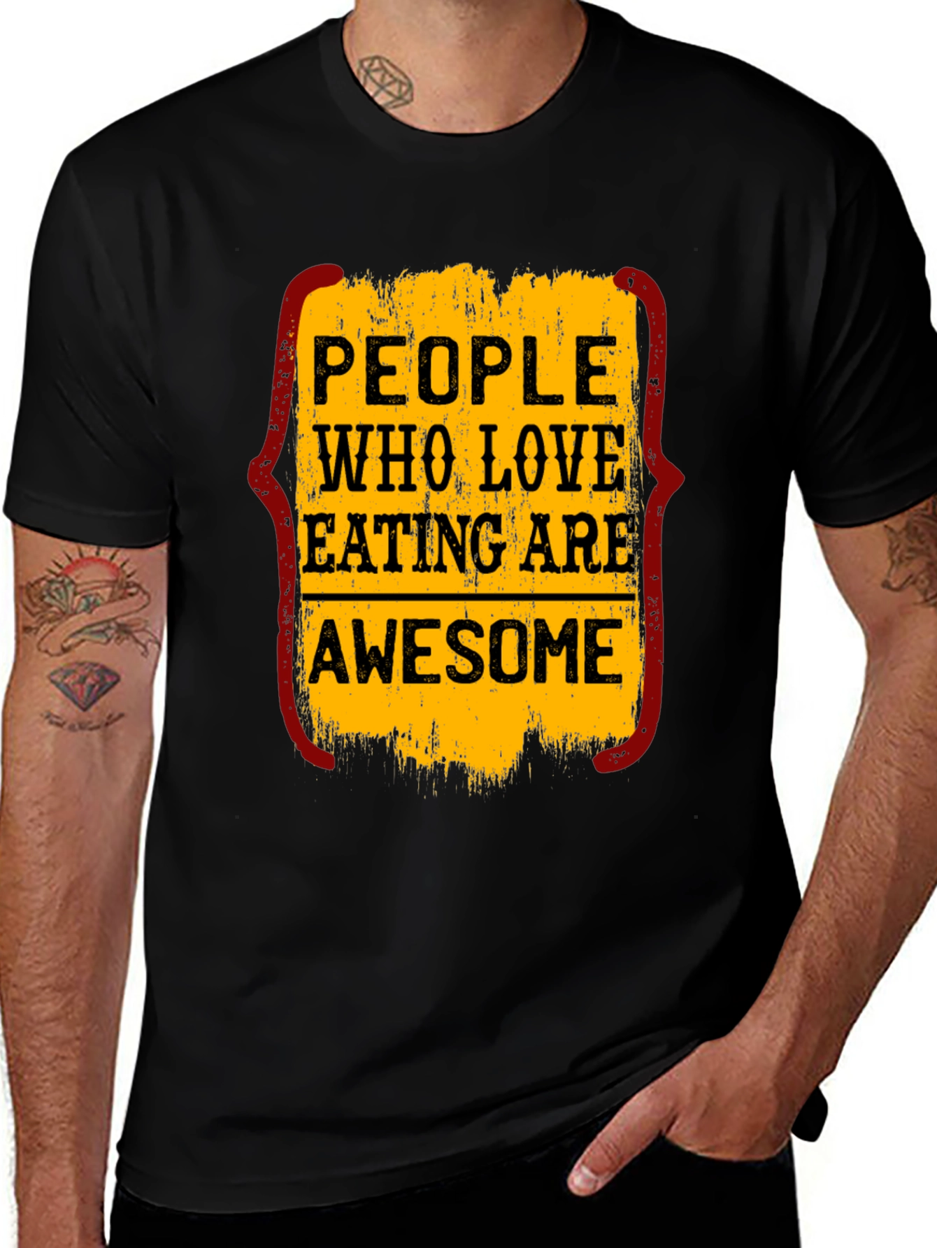 People Who Love Eating Are Awesome T-Shirt