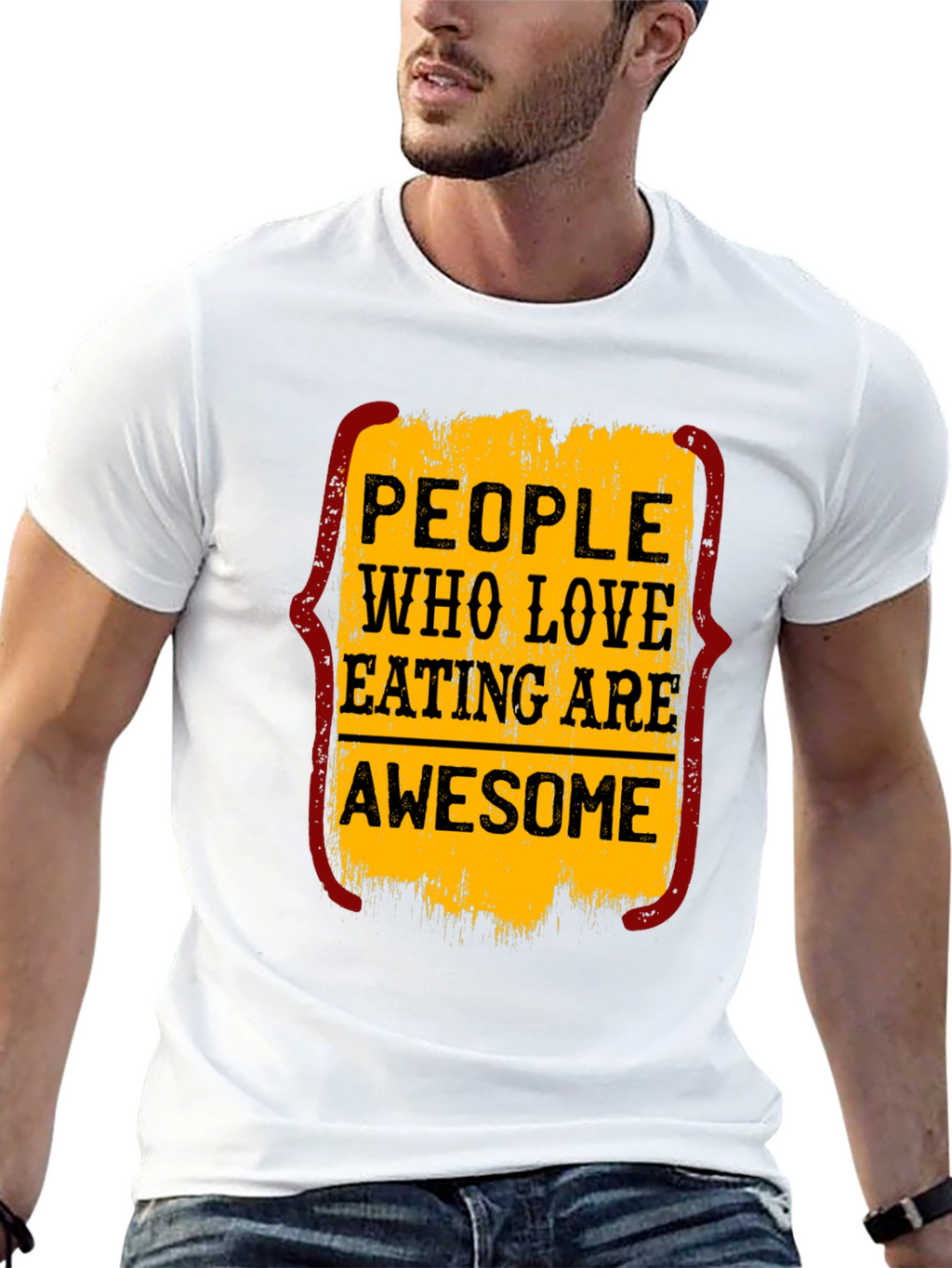 People Who Love Eating Are Awesome T-Shirt