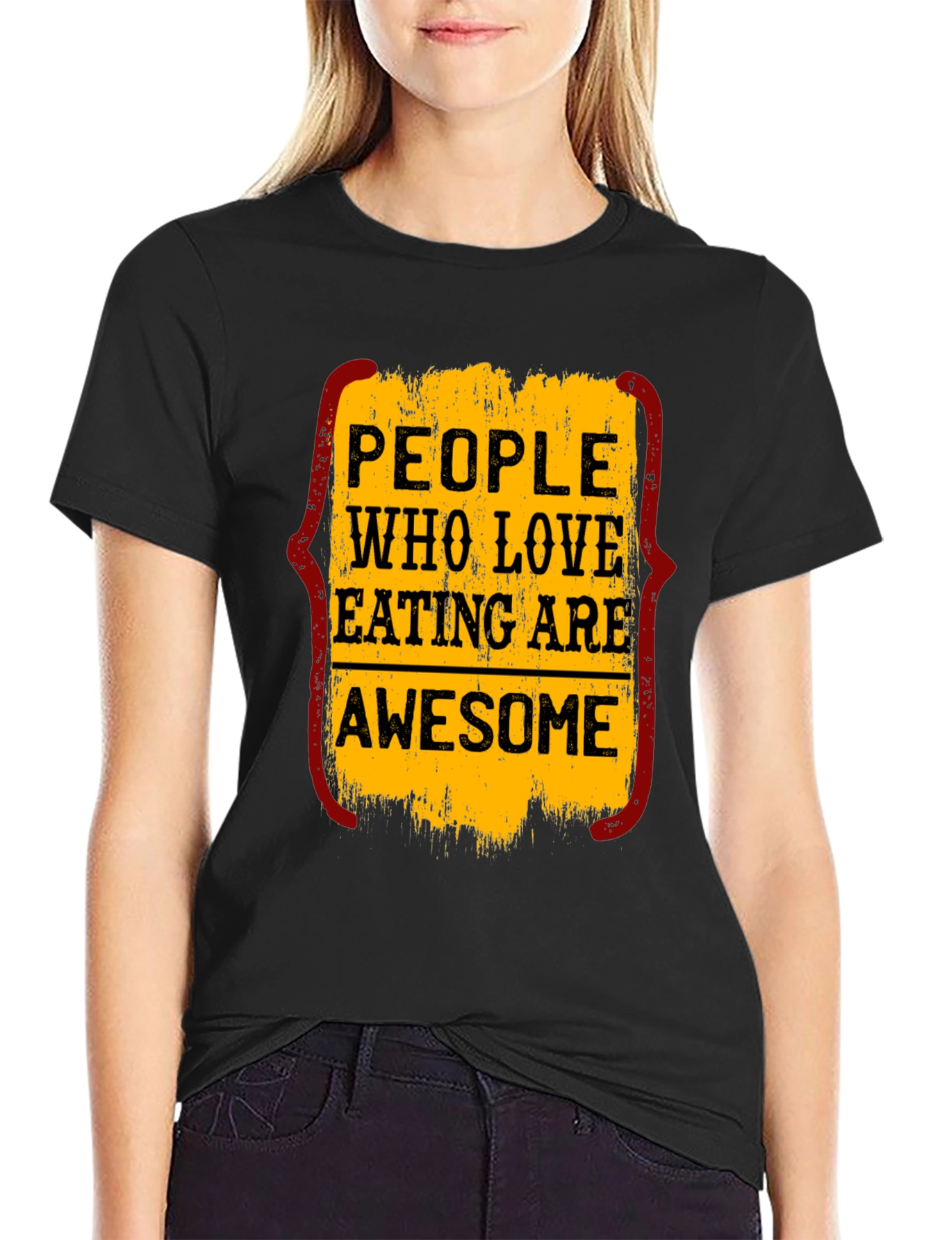 People Who Love Eating Are Awesome T-Shirt