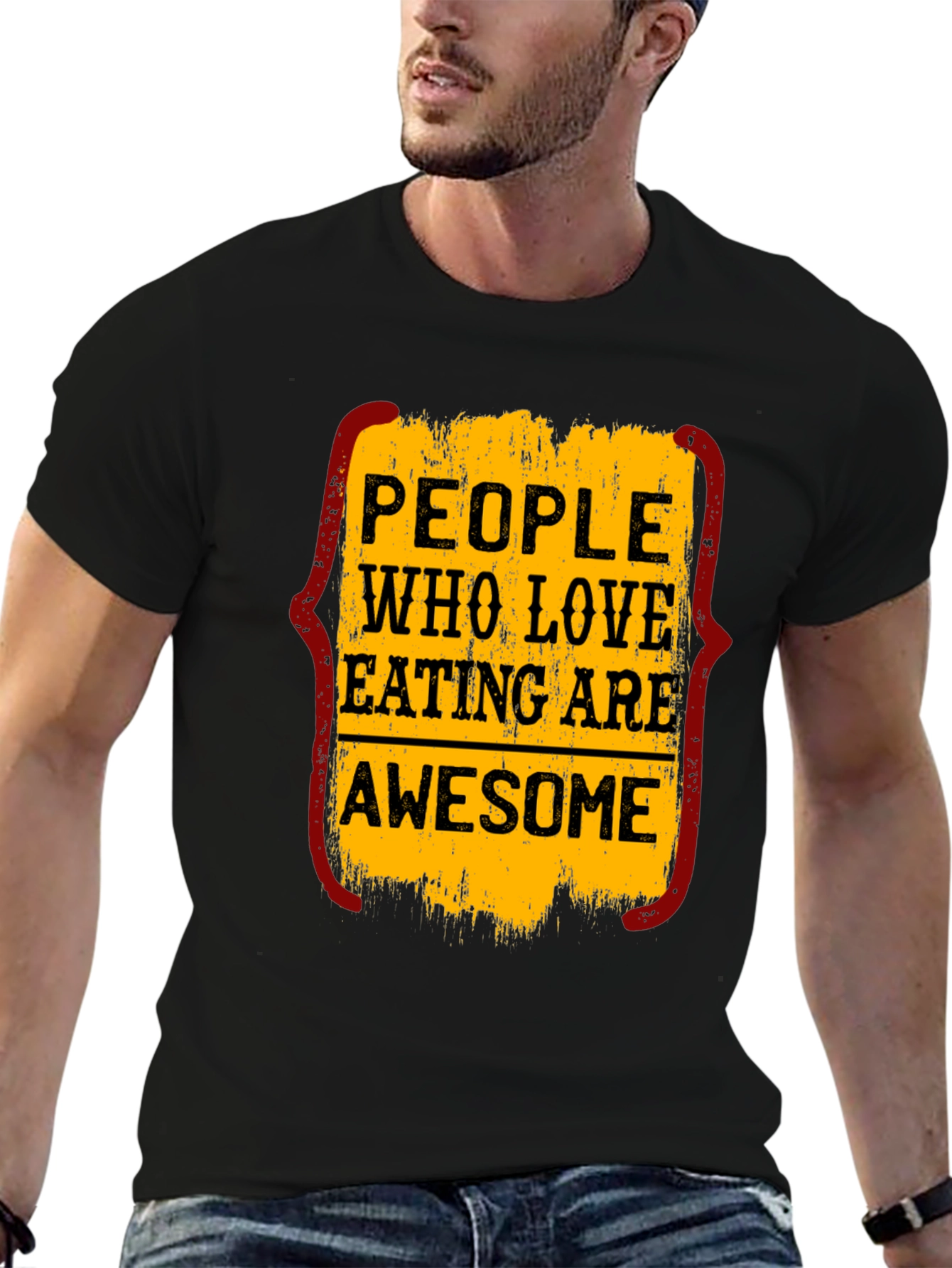 People Who Love Eating Are Awesome T-Shirt