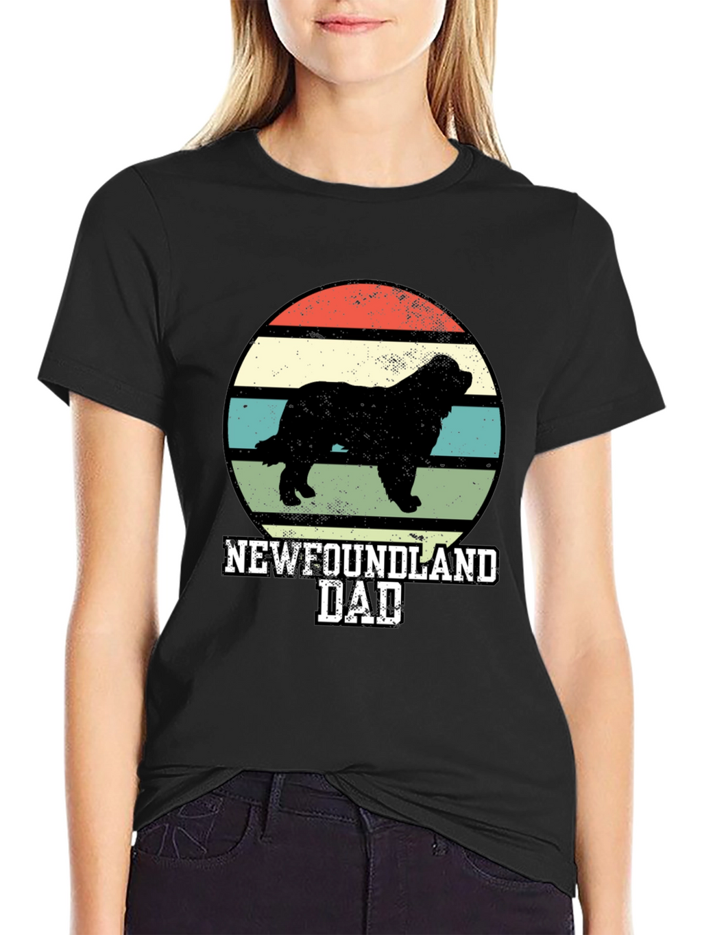 Newfoundland Dad Retro T-Shirt