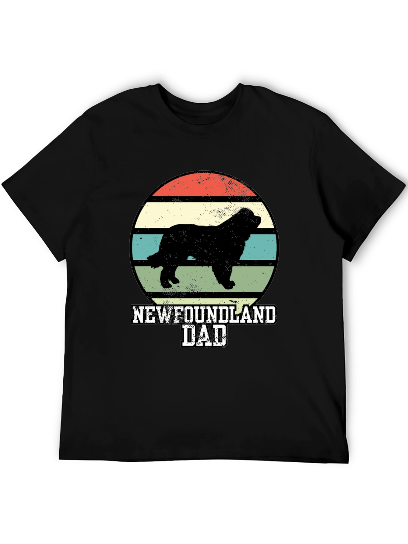 Newfoundland Dad Retro T-Shirt