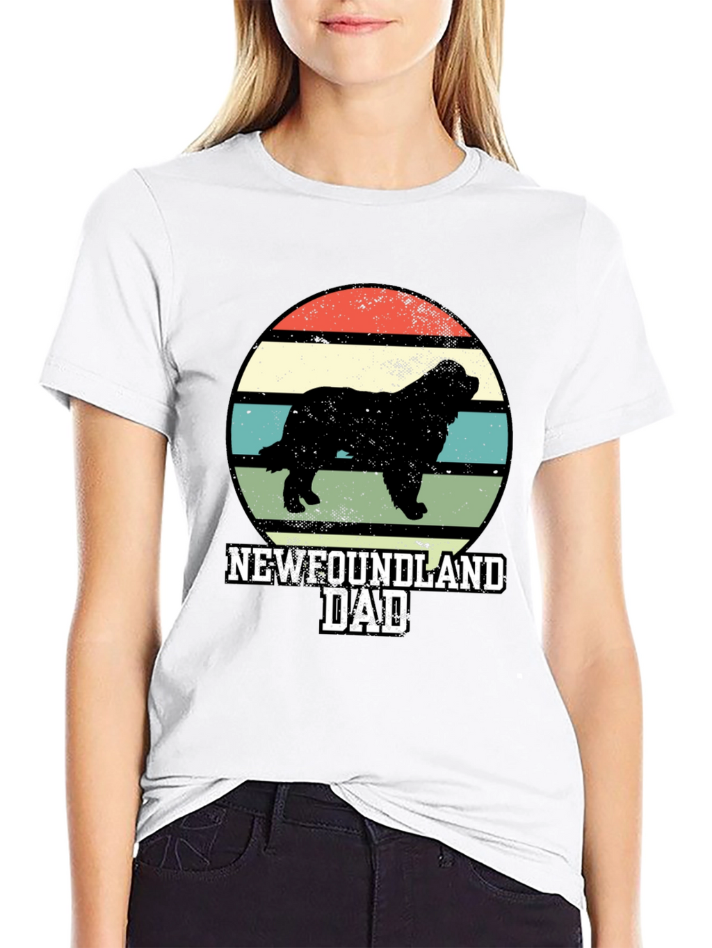 Newfoundland Dad Retro T-Shirt