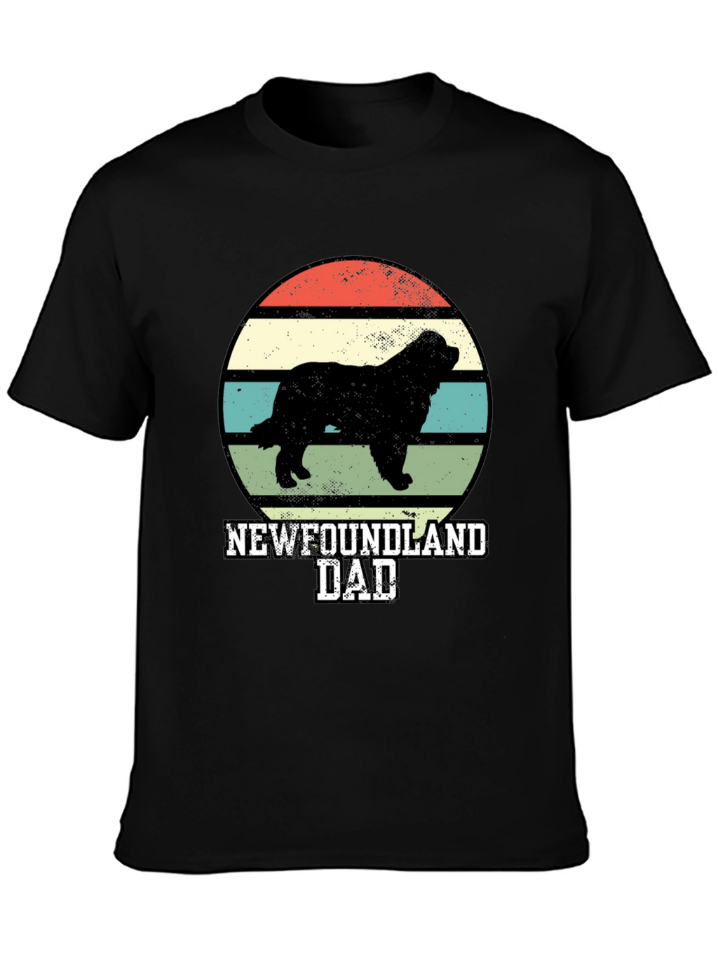 Newfoundland Dad Retro T-Shirt