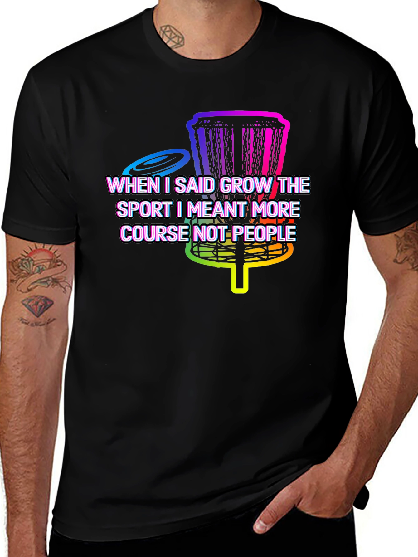 Grow The Sport Disc Golf T-Shirt