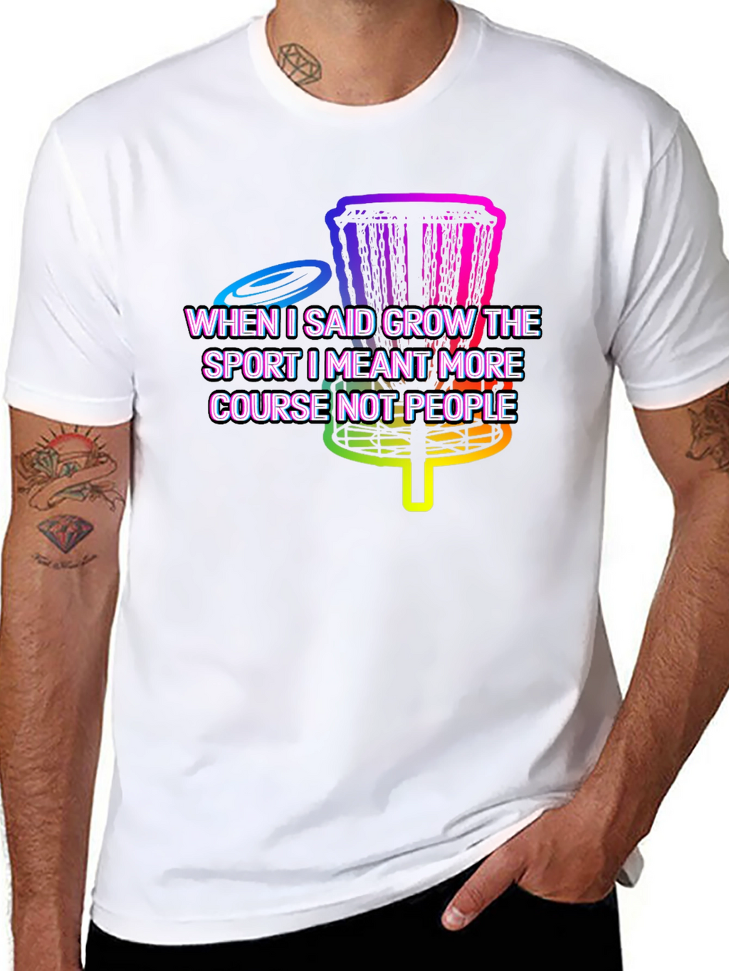 Grow The Sport Disc Golf T-Shirt