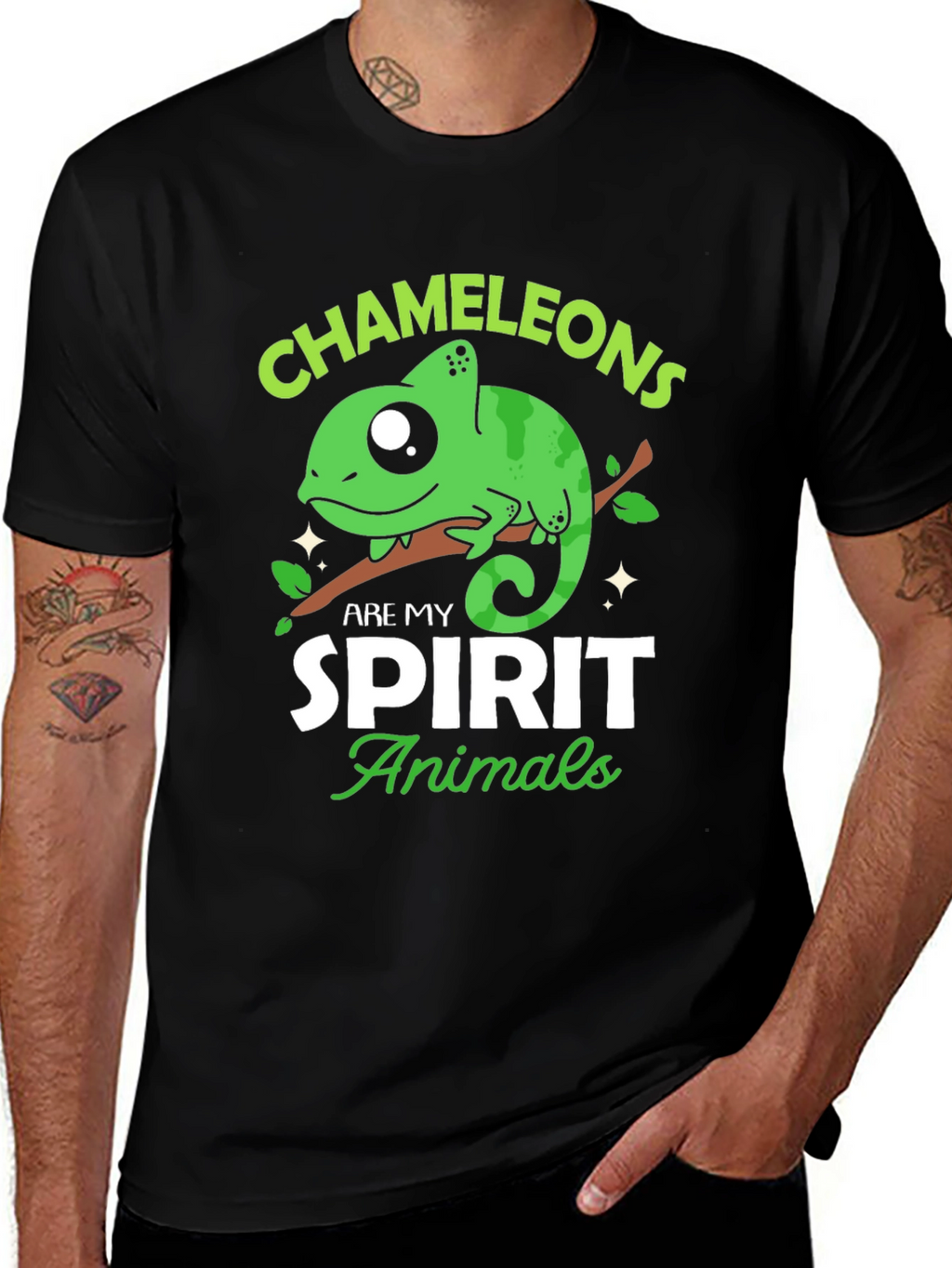 Chameleons Are My Spirit Animal Graphic Tee