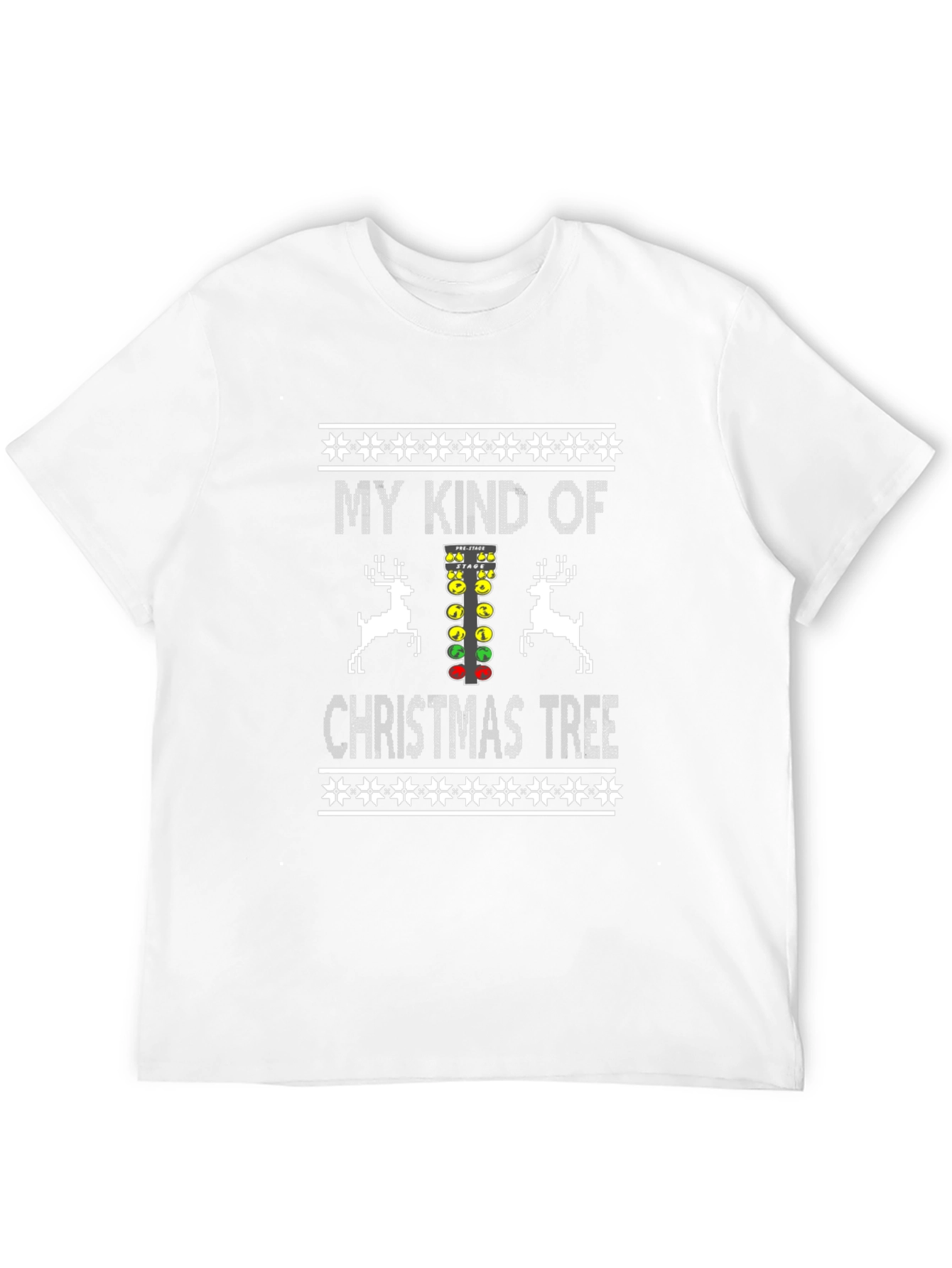 My Kind of Christmas Tree Drag Racing Graphic Tee