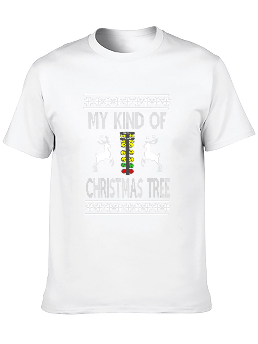 My Kind of Christmas Tree Drag Racing Graphic Tee