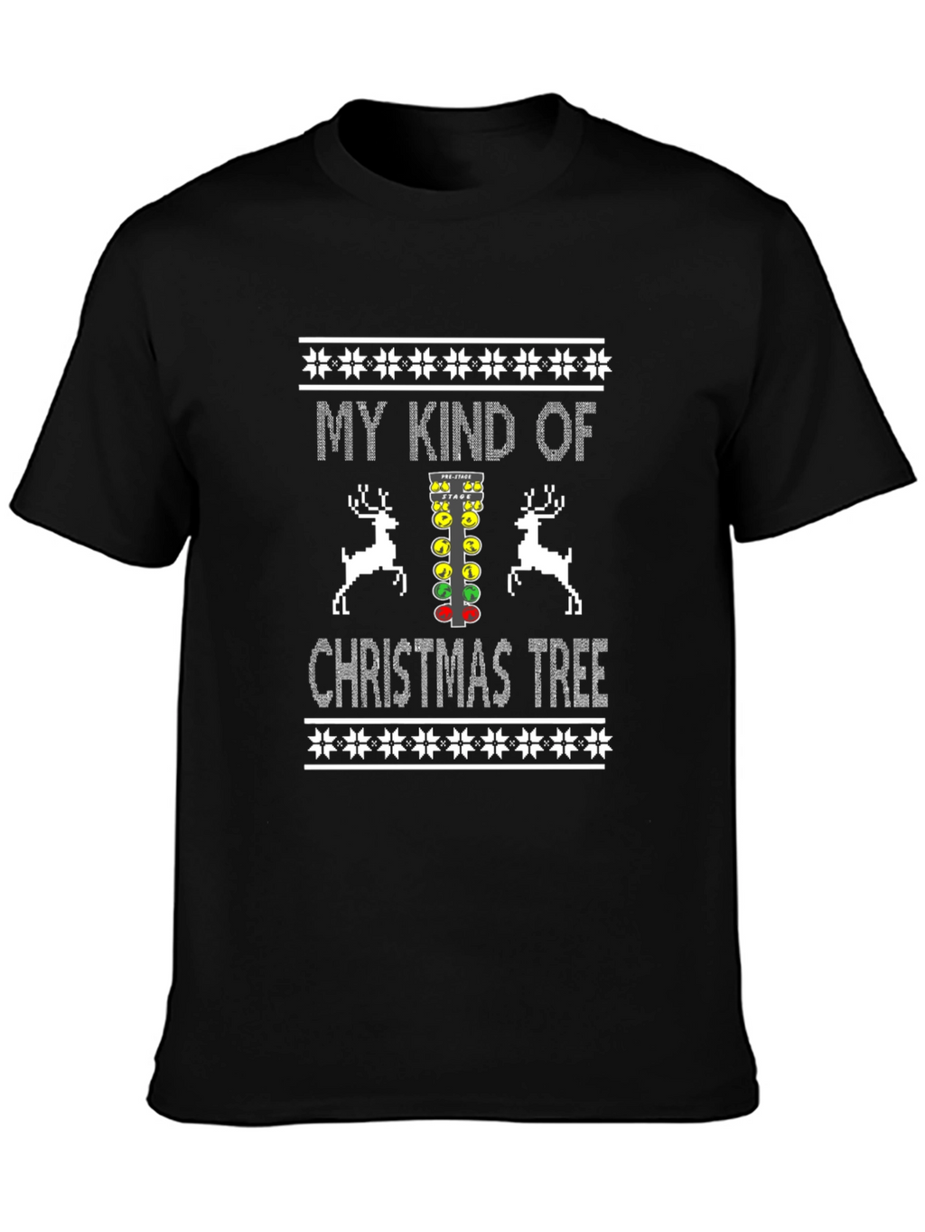 My Kind of Christmas Tree Drag Racing Graphic Tee