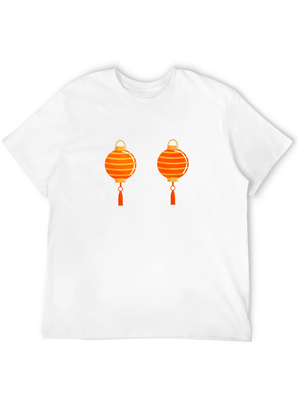 Lantern Graphic Tee - Casual Black T-Shirt