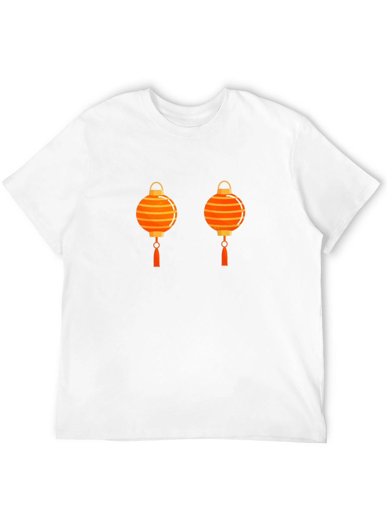 Lantern Graphic Tee - Casual Black T-Shirt