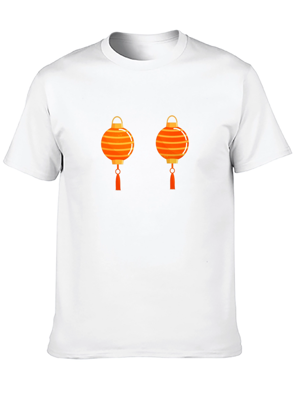 Lantern Graphic Tee - Casual Black T-Shirt