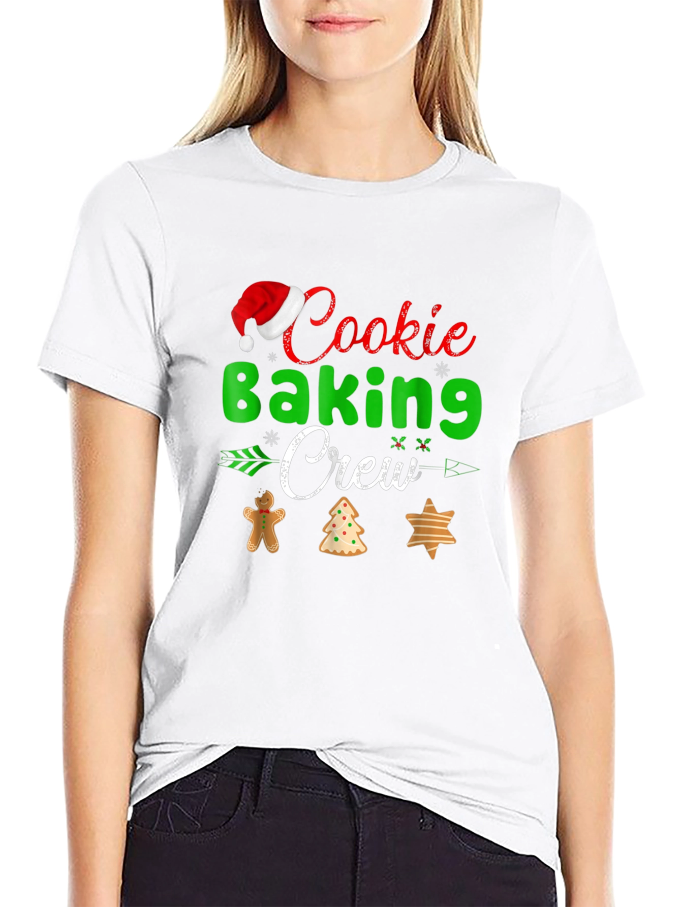 Cookie Baking Crew Christmas T-Shirt