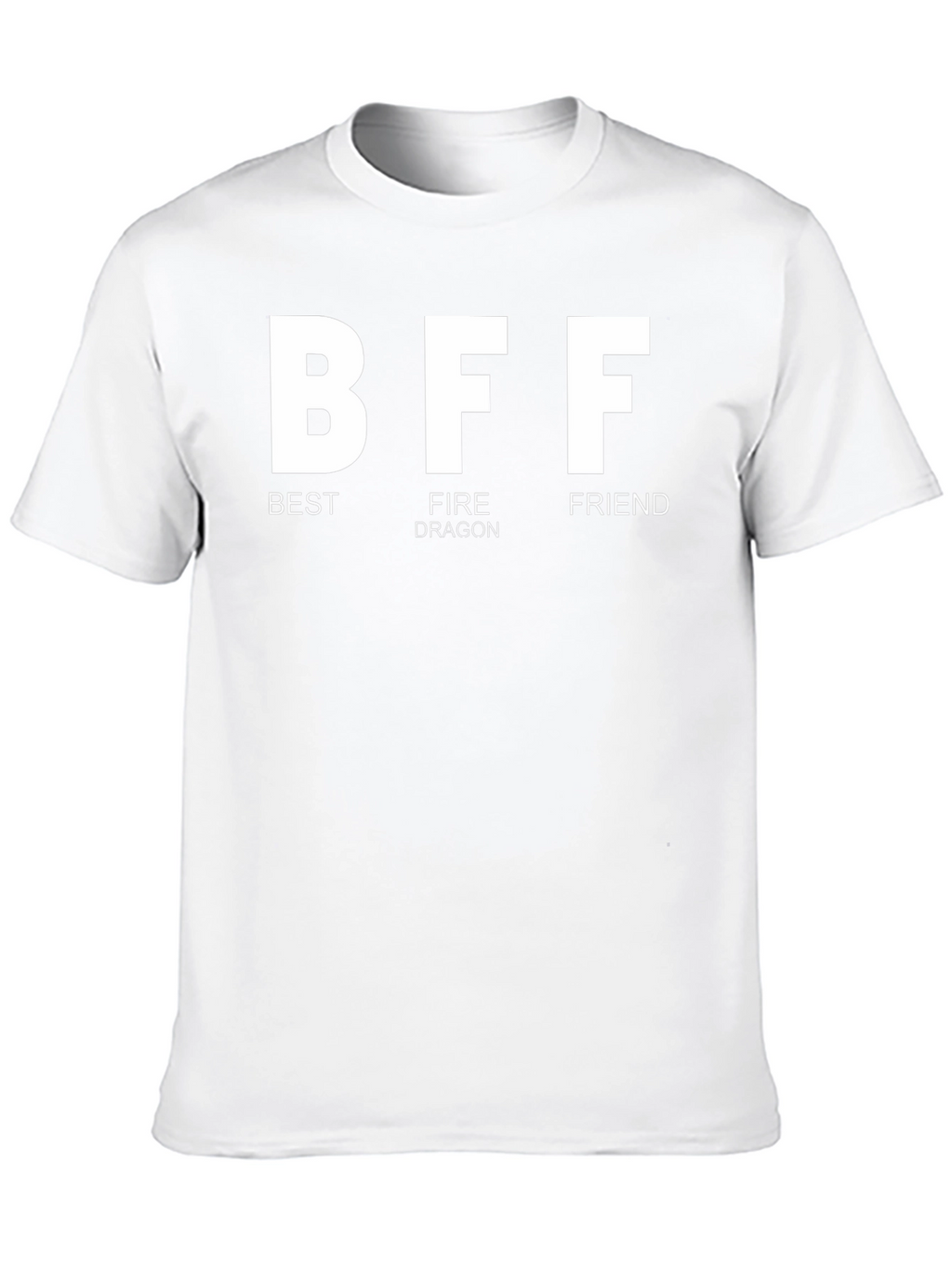 BFF Best Fire Dragon Friend Black T-Shirt