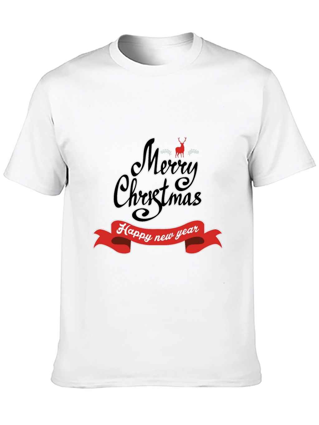 Merry Christmas Happy New Year T-Shirt Holiday Gift
