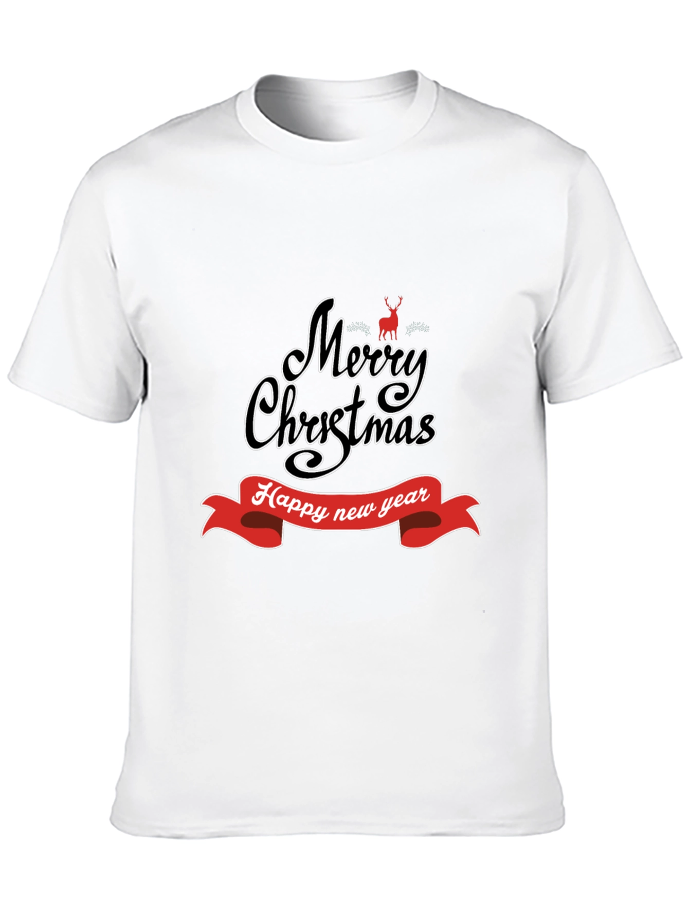 Merry Christmas Happy New Year T-Shirt Holiday Gift