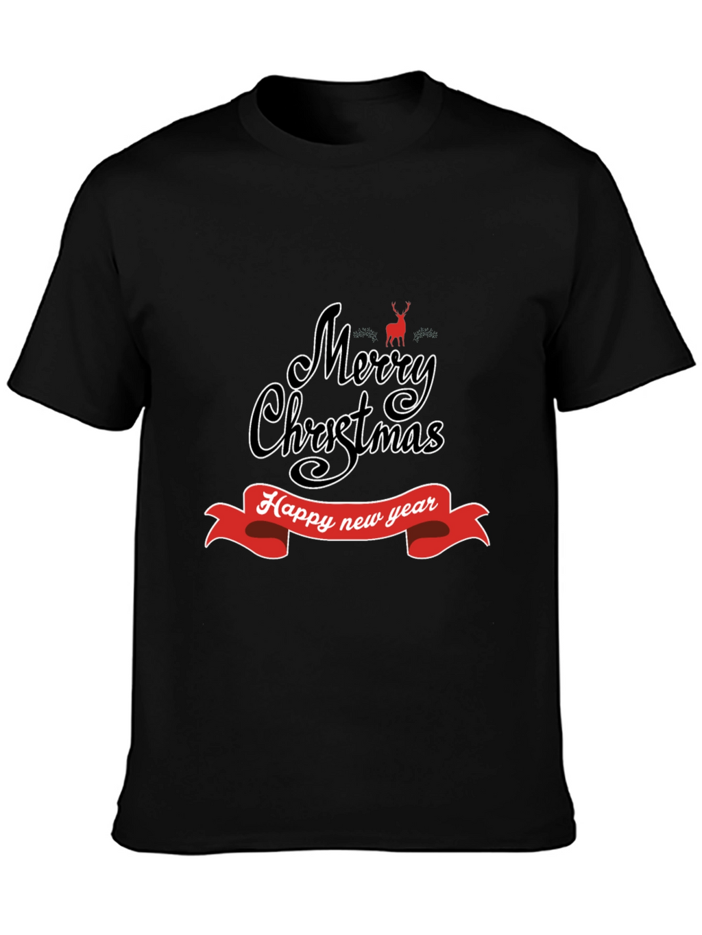 Merry Christmas Happy New Year T-Shirt Holiday Gift