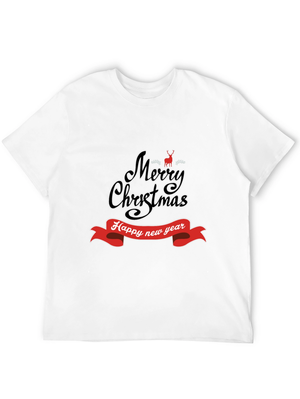 Merry Christmas Happy New Year T-Shirt Holiday Gift