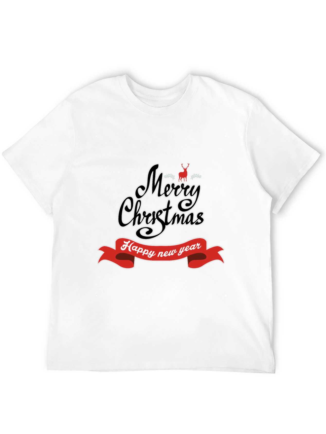 Merry Christmas Happy New Year T-Shirt Holiday Gift