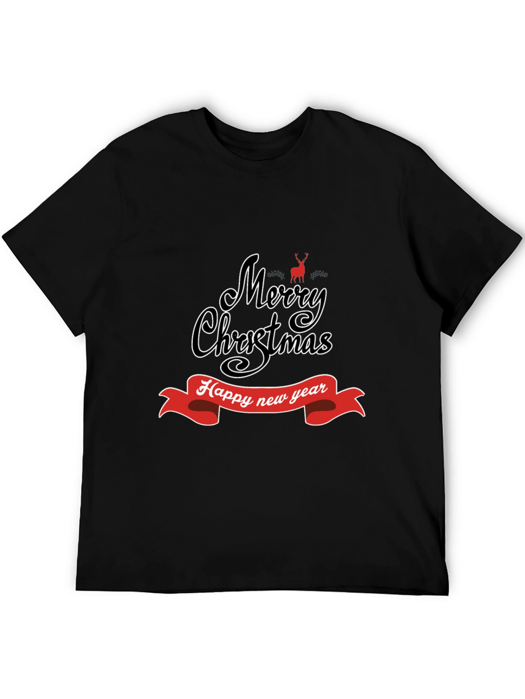 Merry Christmas Happy New Year T-Shirt Holiday Gift