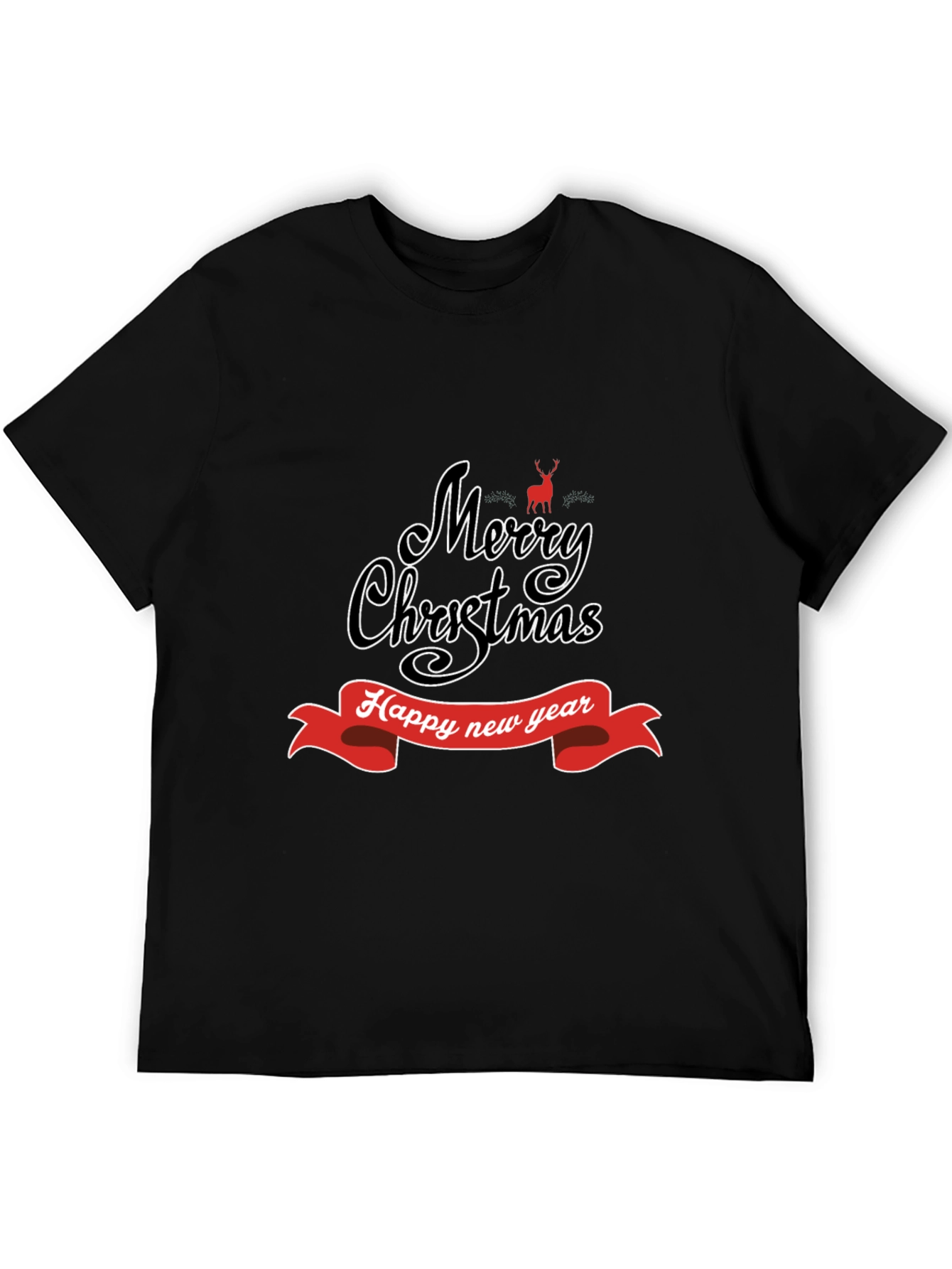 Merry Christmas Happy New Year T-Shirt Holiday Gift