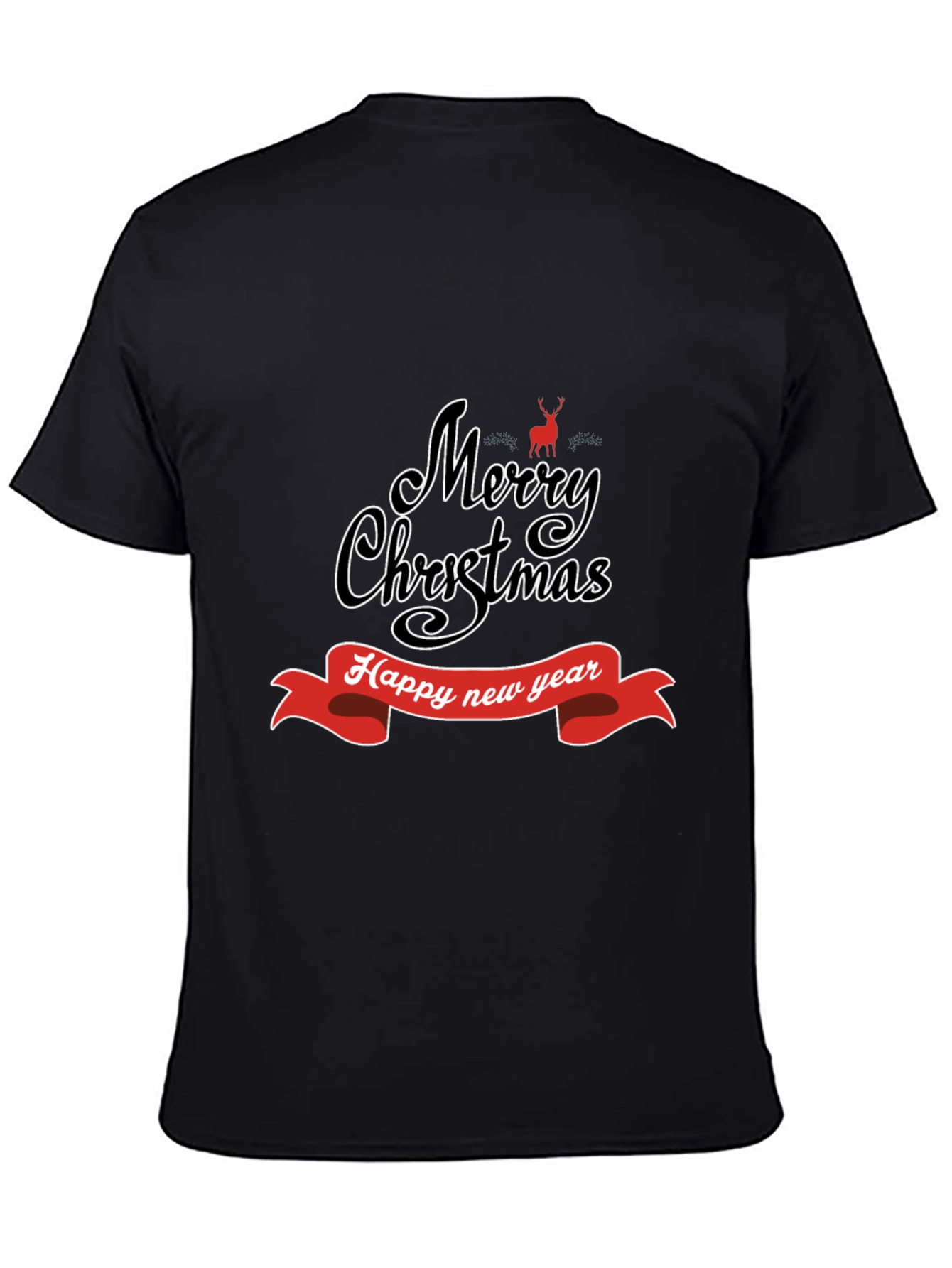 Merry Christmas Happy New Year T-Shirt Holiday Gift