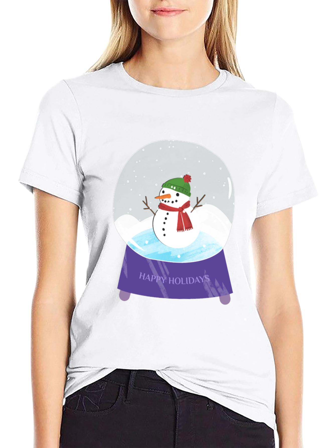 Holiday Snow Globe Graphic Tee