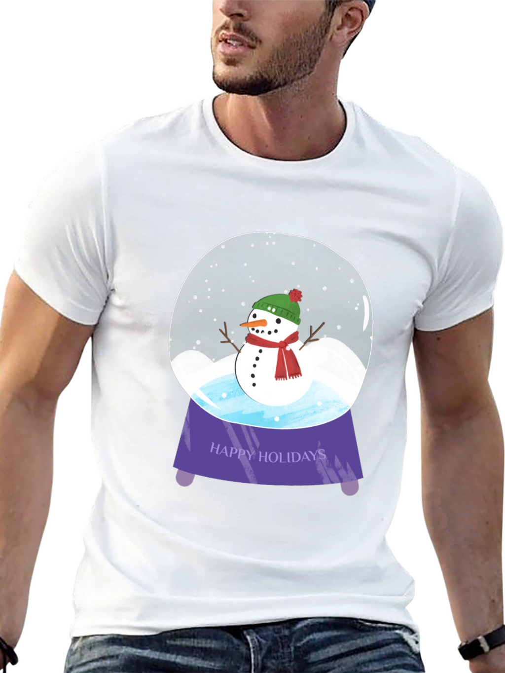 Holiday Snow Globe Graphic Tee