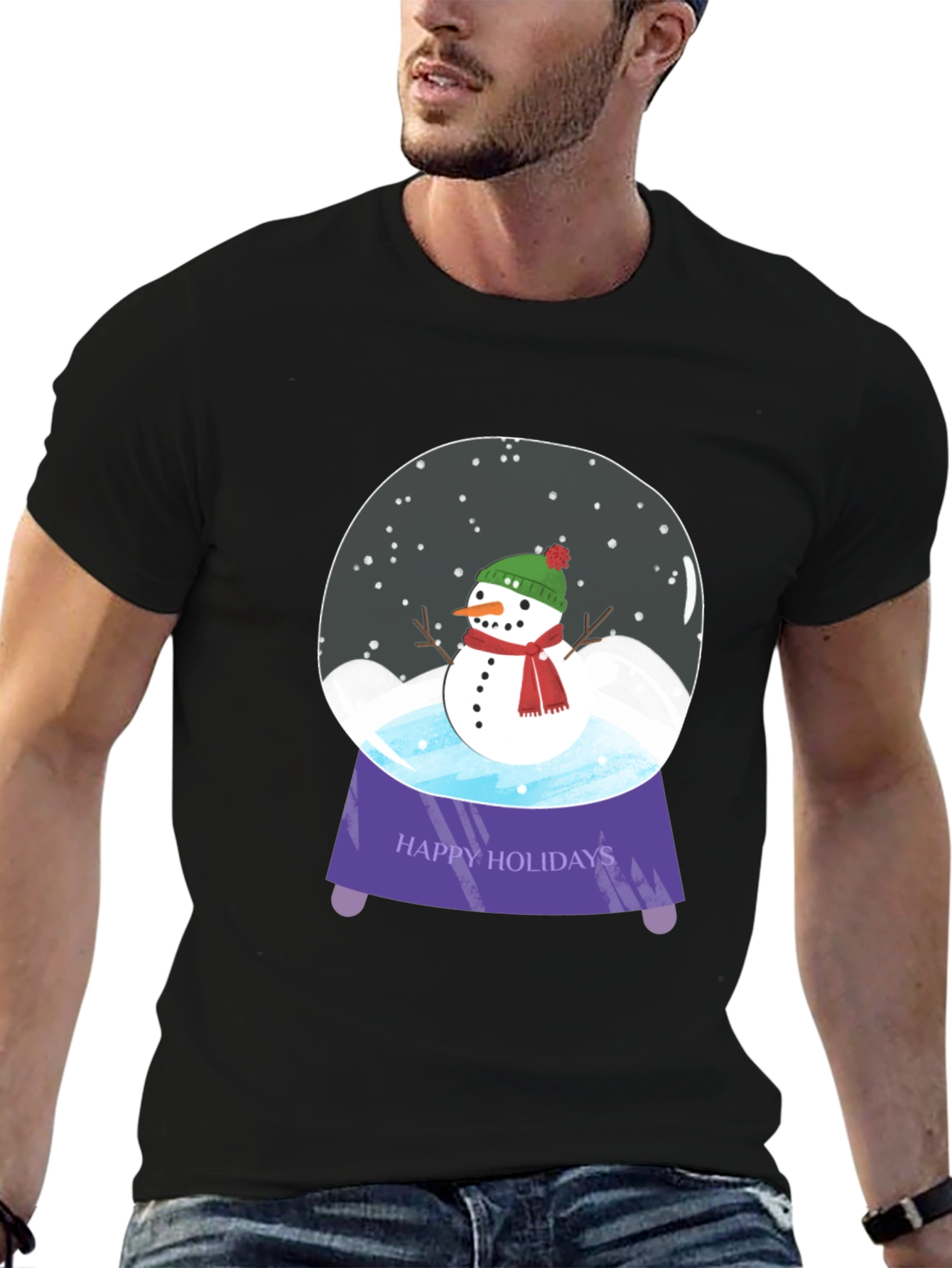 Holiday Snow Globe Graphic Tee