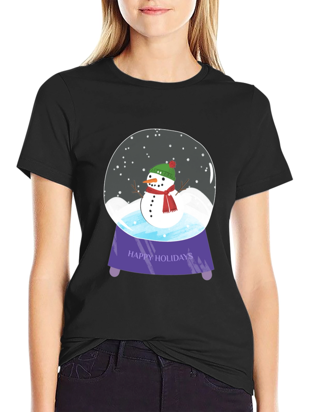 Holiday Snow Globe Graphic Tee