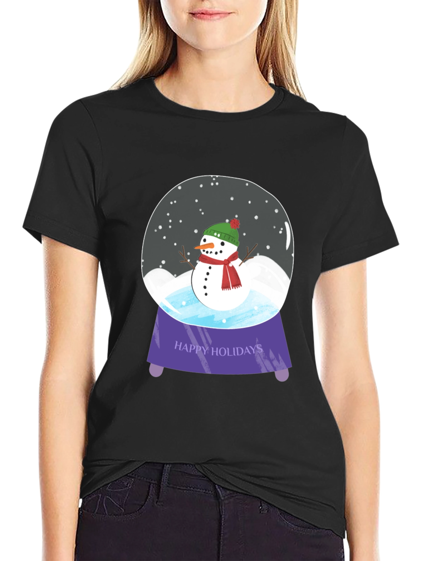 Holiday Snow Globe Graphic Tee