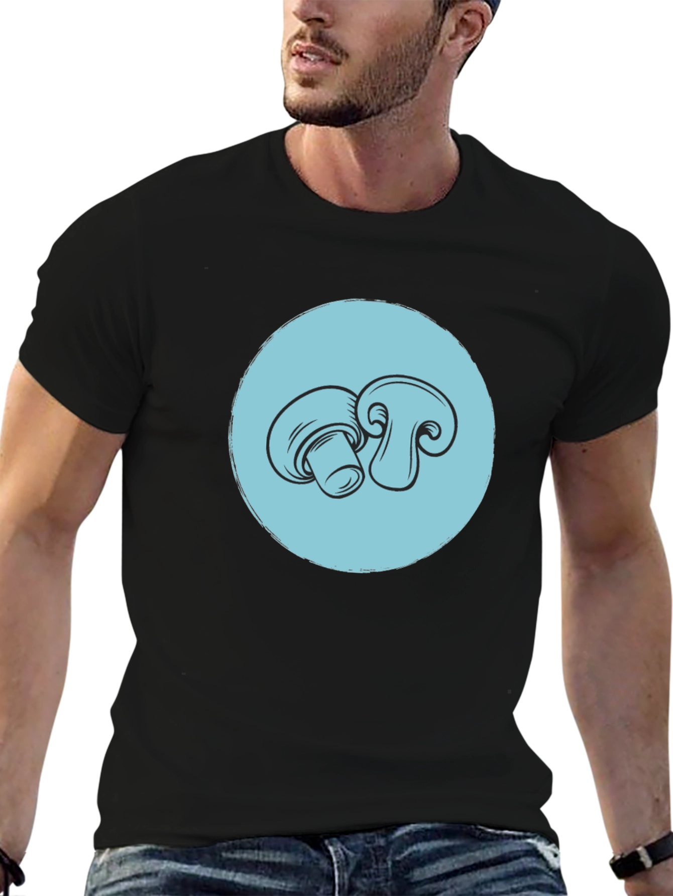 Mushroom Graphic Tee - Stylish Unisex T-Shirt