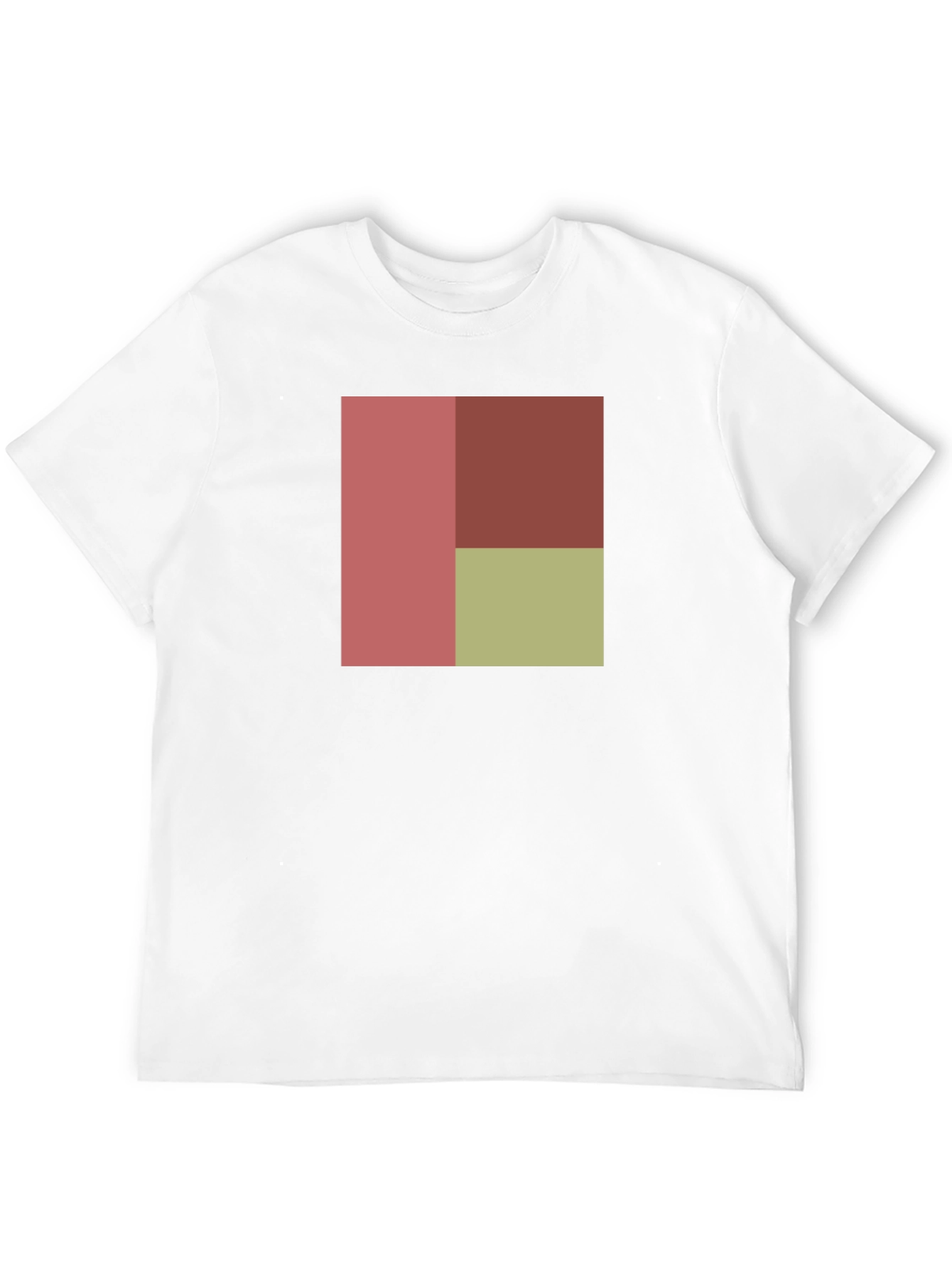 Modern Color Block Tee - Stylish Casual Wear