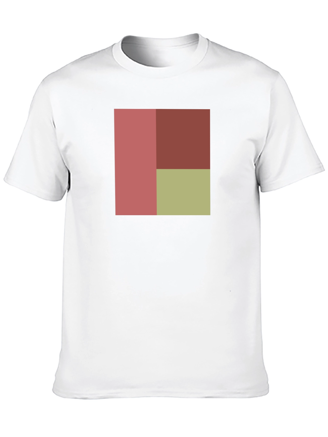Modern Color Block Tee - Stylish Casual Wear