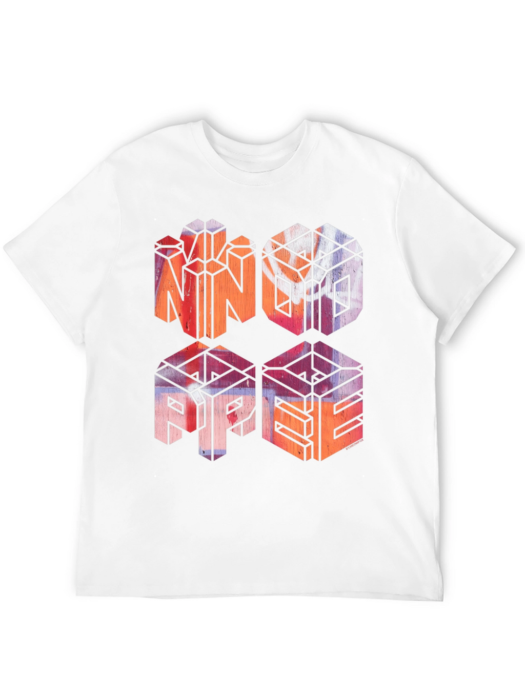 No Hope Graphic Print Black T-Shirt