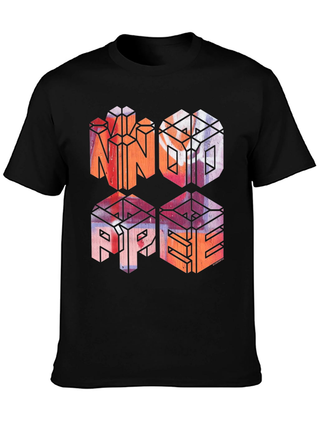 No Hope Graphic Print Black T-Shirt
