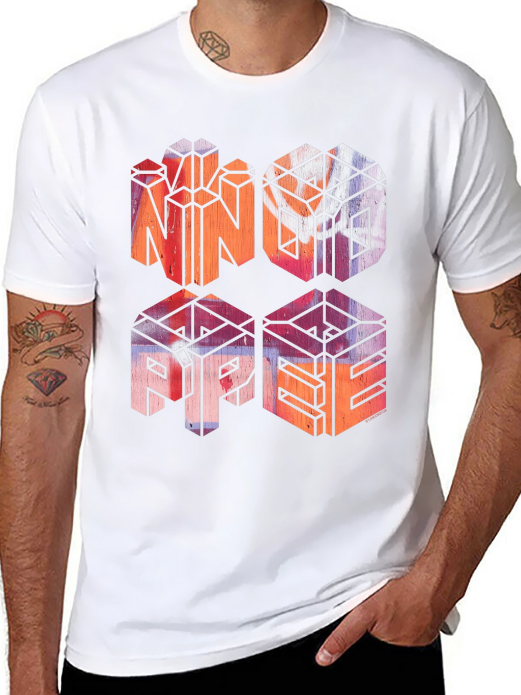 No Hope Graphic Print Black T-Shirt