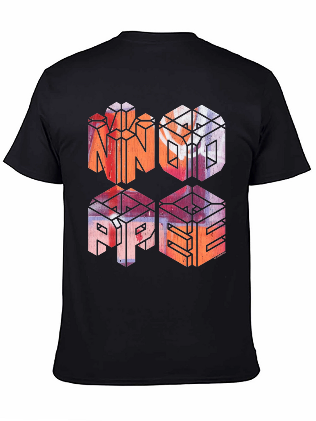 No Hope Graphic Print Black T-Shirt