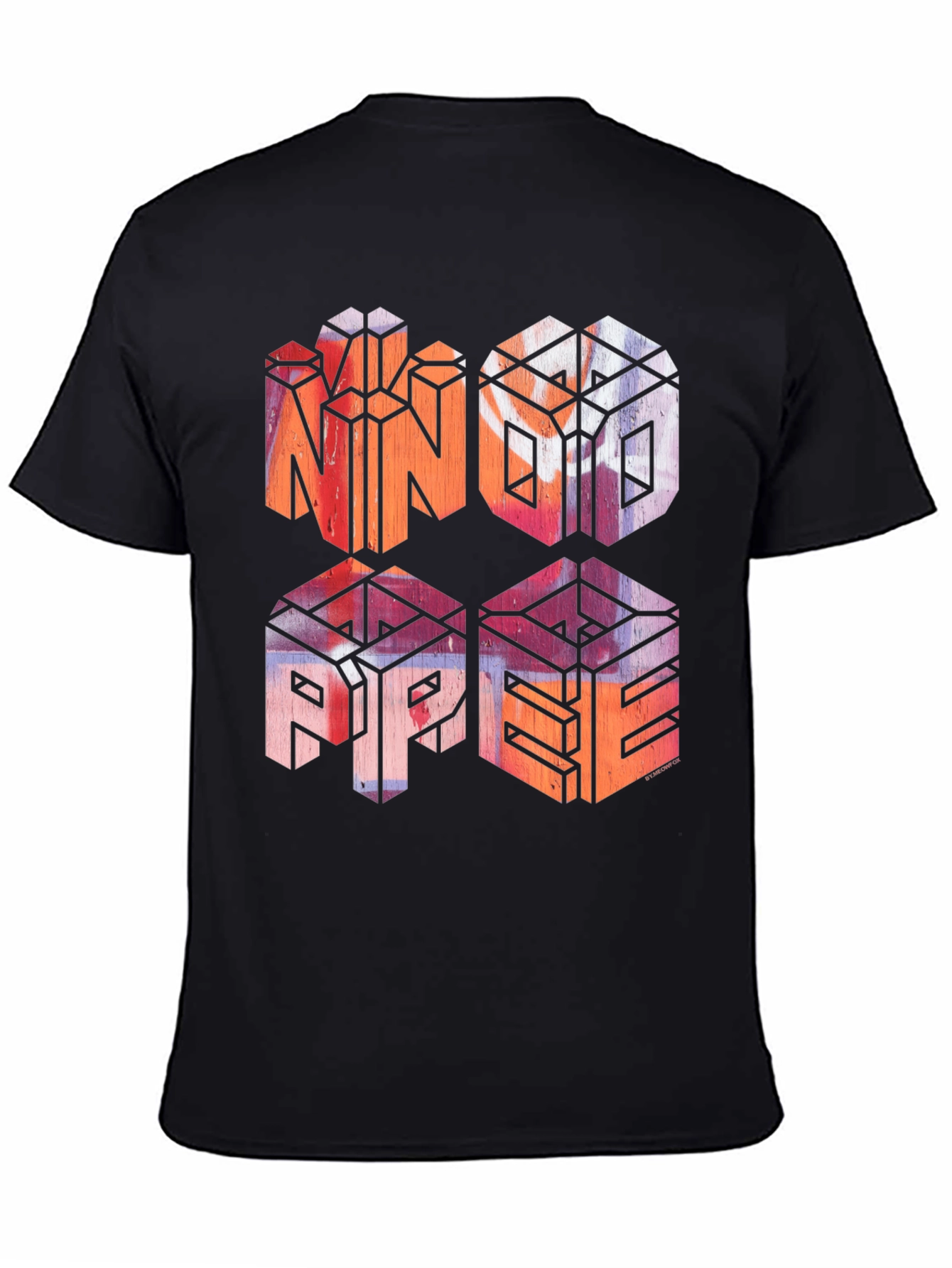 No Hope Graphic Print Black T-Shirt