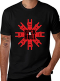 Rock & Roll Graphic T-Shirt - Black Tee