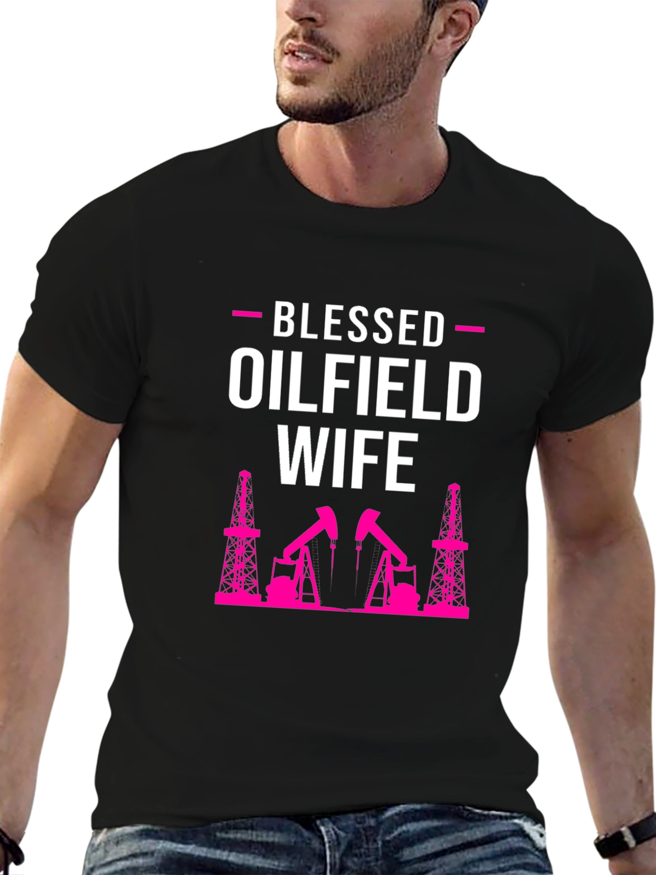 Blessed Oilfield Wife Graphic T-Shirt