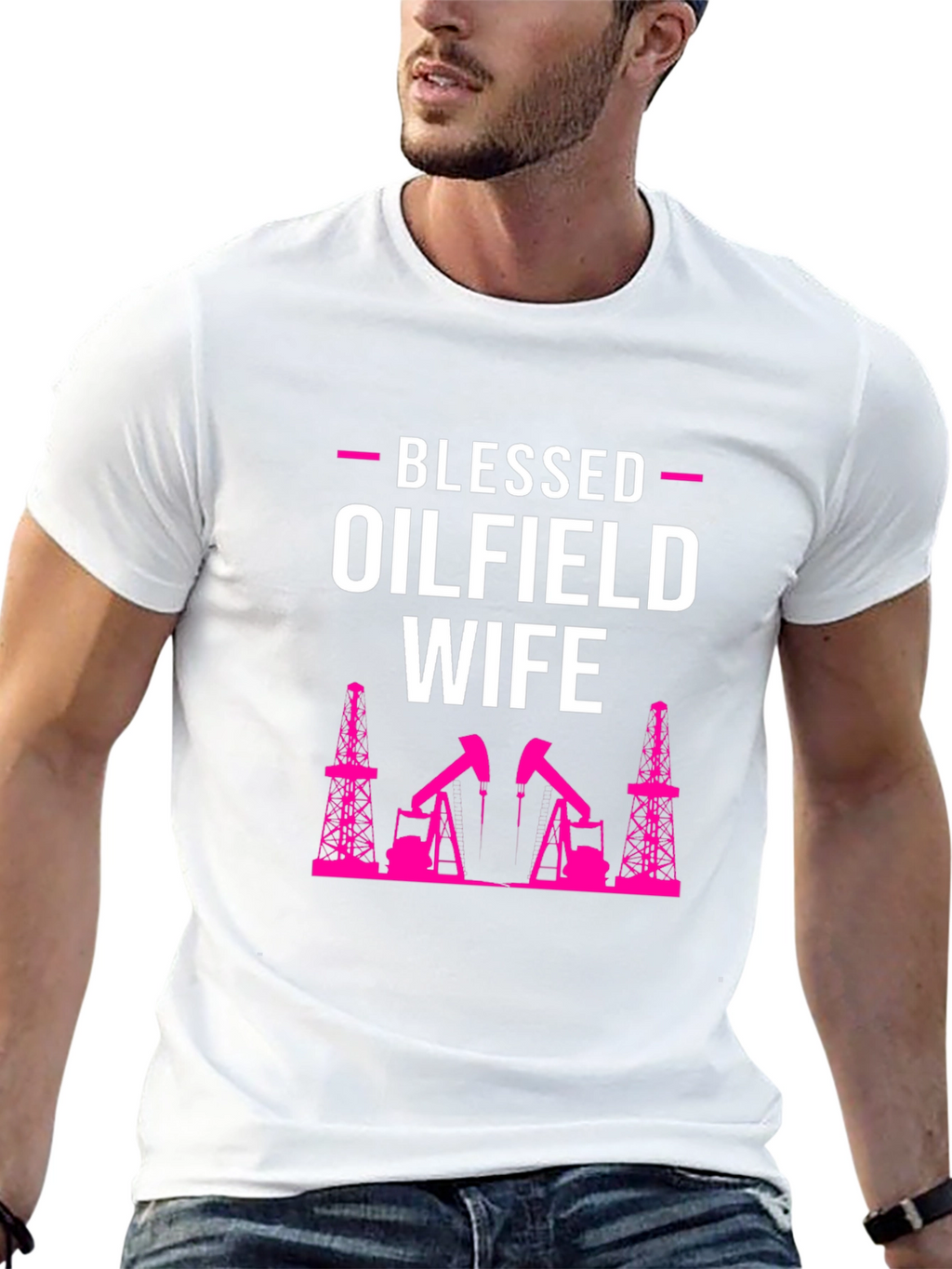 Blessed Oilfield Wife Graphic T-Shirt